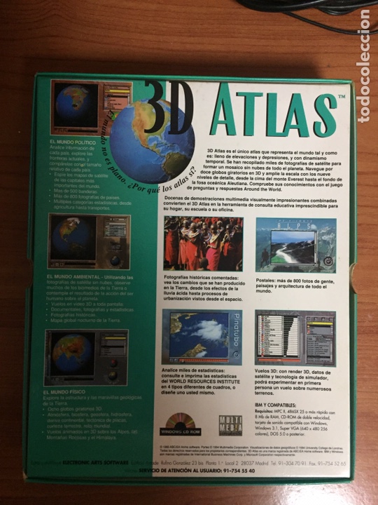 Videojuegos y consolas: 3D Atlas - CD - COMPLETO - Foto 2