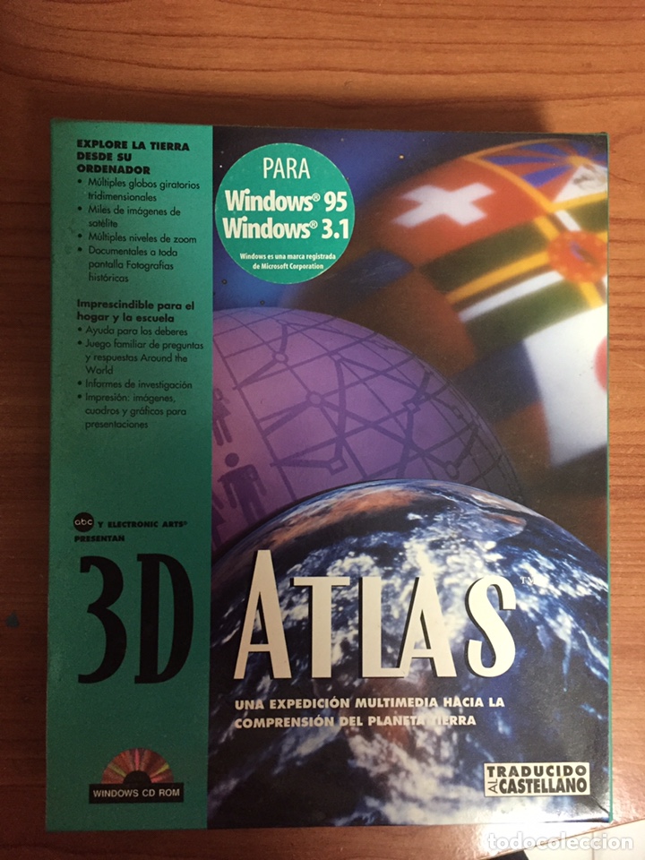 Videojuegos y consolas: 3D Atlas - CD - COMPLETO - Foto 1