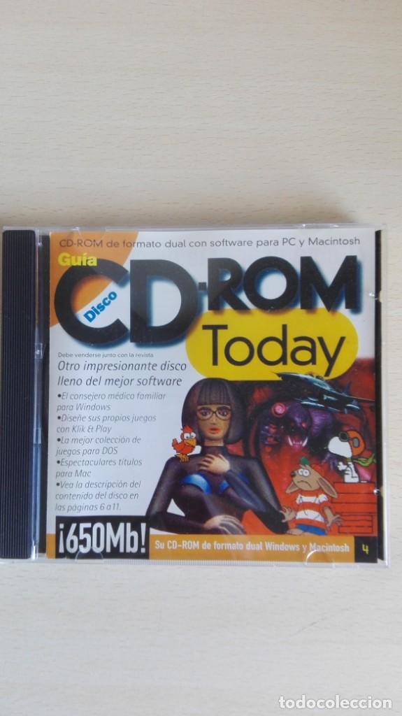 Videojuegos y consolas: CD ROM TODAY N&Uacute;MERO 4 -PC CD ROM-MARZO 1995.CASTELLANO. - Foto 1