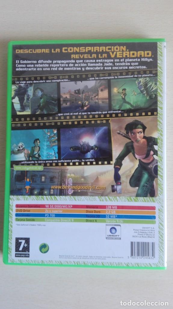 Videojuegos y consolas: BEYOND GOOD & EVIL-PC CD ROM-UBISOFT-A&Ntilde;O 2003.COMO NUEVO.CASTELLANO. - Foto 2