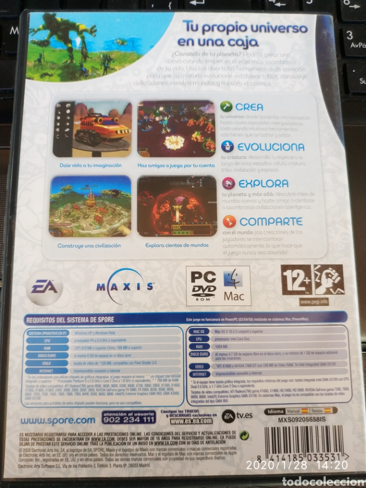 Videojuegos y consolas: SPORE - Foto 2