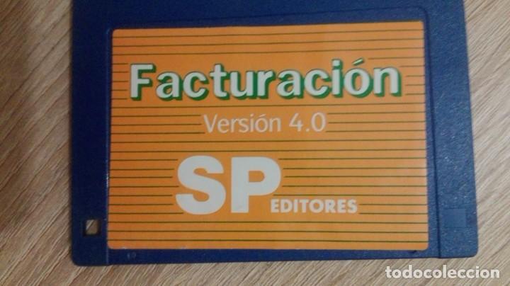 Videojuegos y consolas: FACTURACI&Oacute;N VERSI&Oacute;N 4.0-PC DISKETTE 3,5-SP EDITORES-A&Ntilde;O 1991 - Foto 2