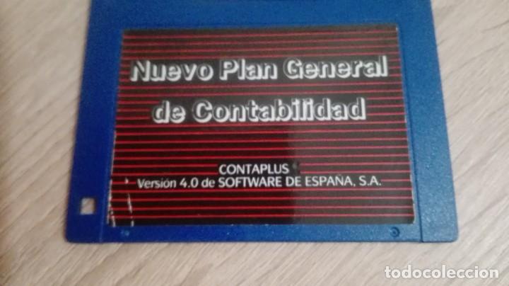 Videojuegos y consolas: CONTAPLUS VERSI&Oacute;N 4.0-PC DISKETTE 3,5-SP EDITORES-SOFTWARE DE ESPA&Ntilde;A S.A.-A&Ntilde;O 1991 - Foto 2