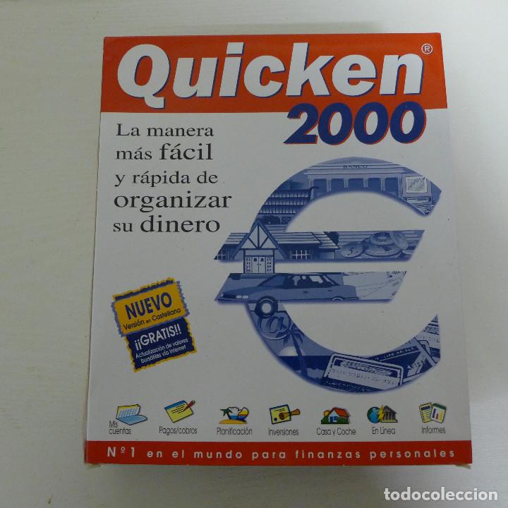 Videojuegos y consolas: PROGRAMA PARA PC QUICKEN 2000 DE INTUIT - Foto 1