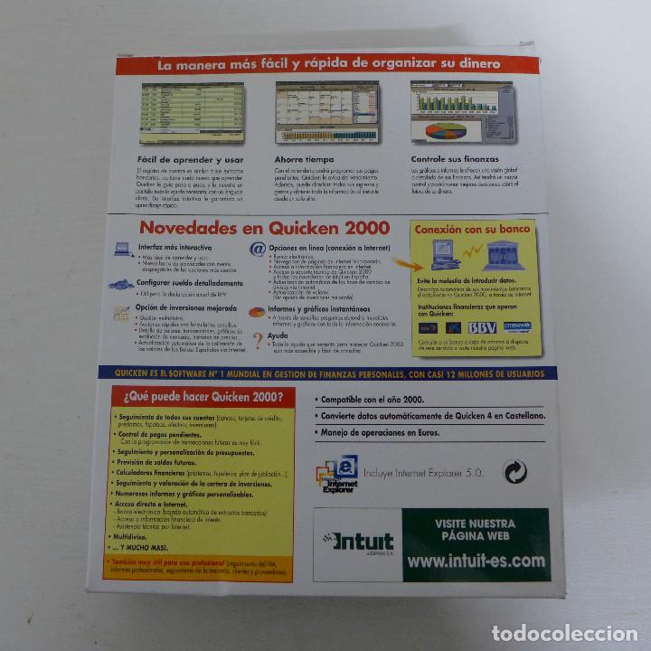 Videojuegos y consolas: PROGRAMA PARA PC QUICKEN 2000 DE INTUIT - Foto 2