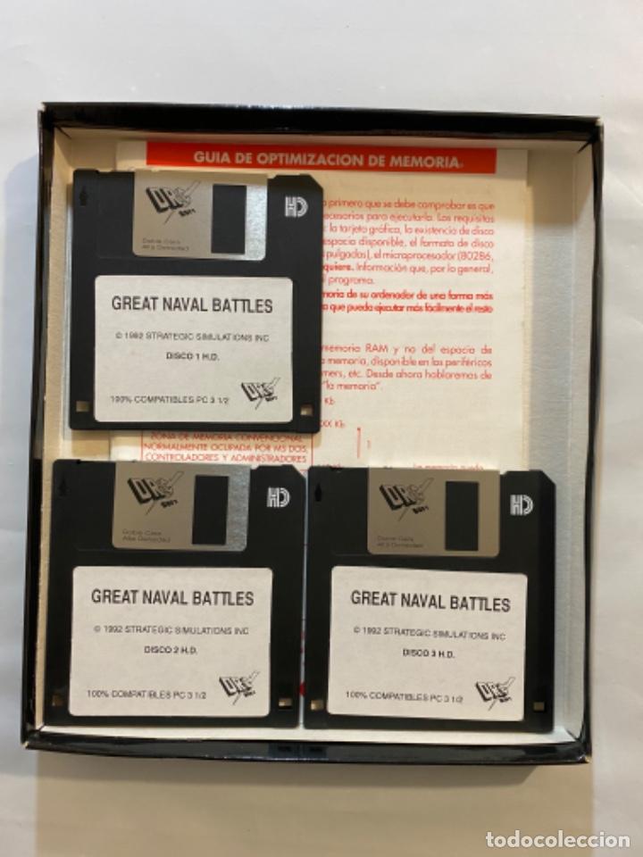 Videojuegos y consolas: GREAT NAVAL BATTLES videojuego antiguo pc - Foto 2