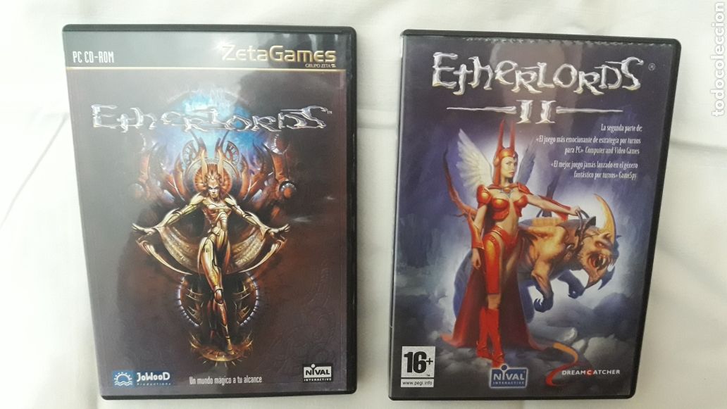 Videojuegos y consolas: LOTE DE JUEGOS ETHERLORDS PARA PC PAL ESP - Foto 1