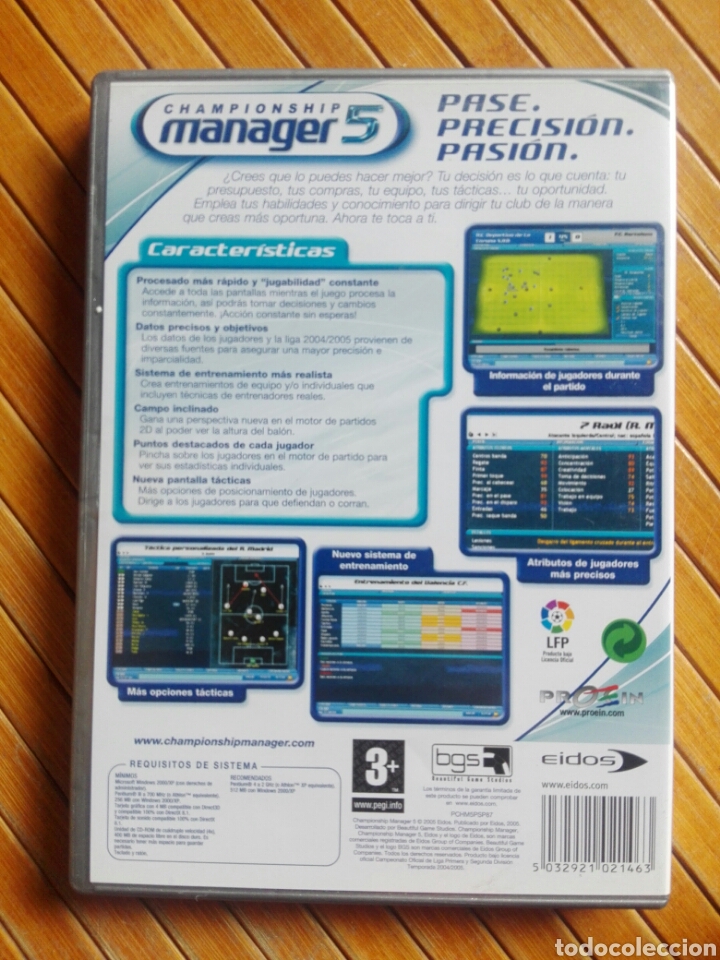 Videojuegos y consolas: Juego PC CD-ROM Championship Manager 5 - Foto 2