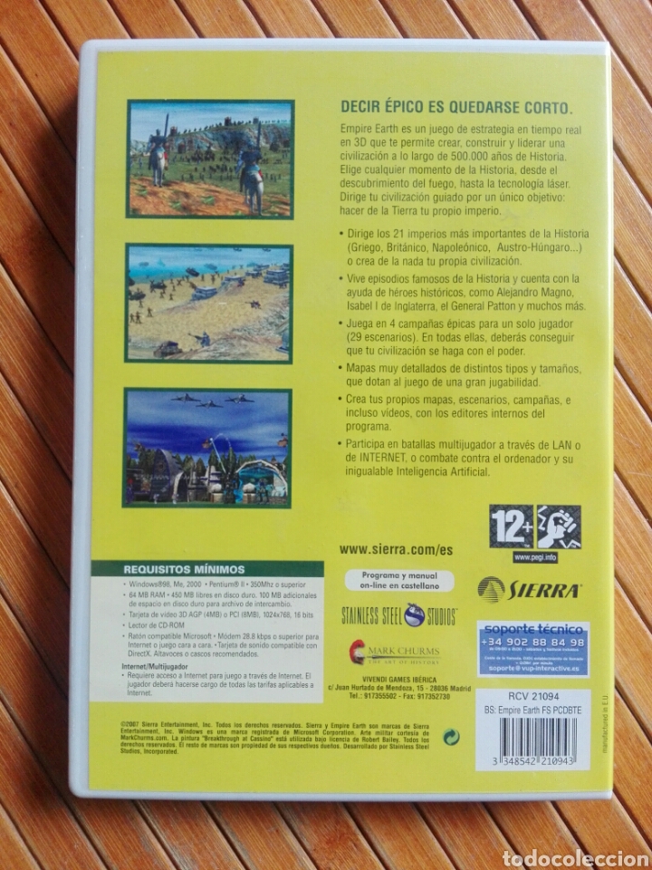 Videojuegos y consolas: Juego PC CD-ROM Empire Earth The Collection - Foto 2