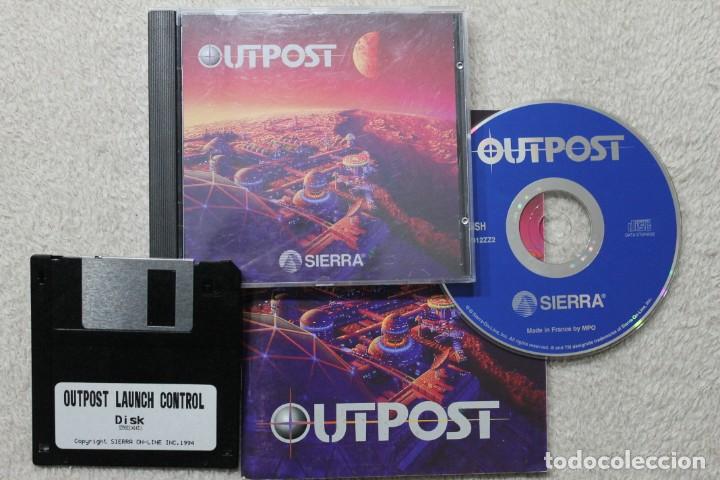 Videojuegos y consolas: PC OUTPOST CD Y DISKETTE 3 1/2 MANUALY CD EN INGLES - Foto 1