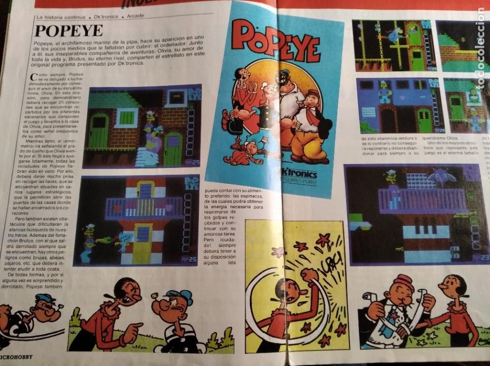Videojuegos y consolas: MICROHOBBY N&ordm; 54 DE 1985- SPECTRUM, AMSTRAD, ATARI, COMMODORE, PINKY, VORTEX, POPEYE... - Foto 4