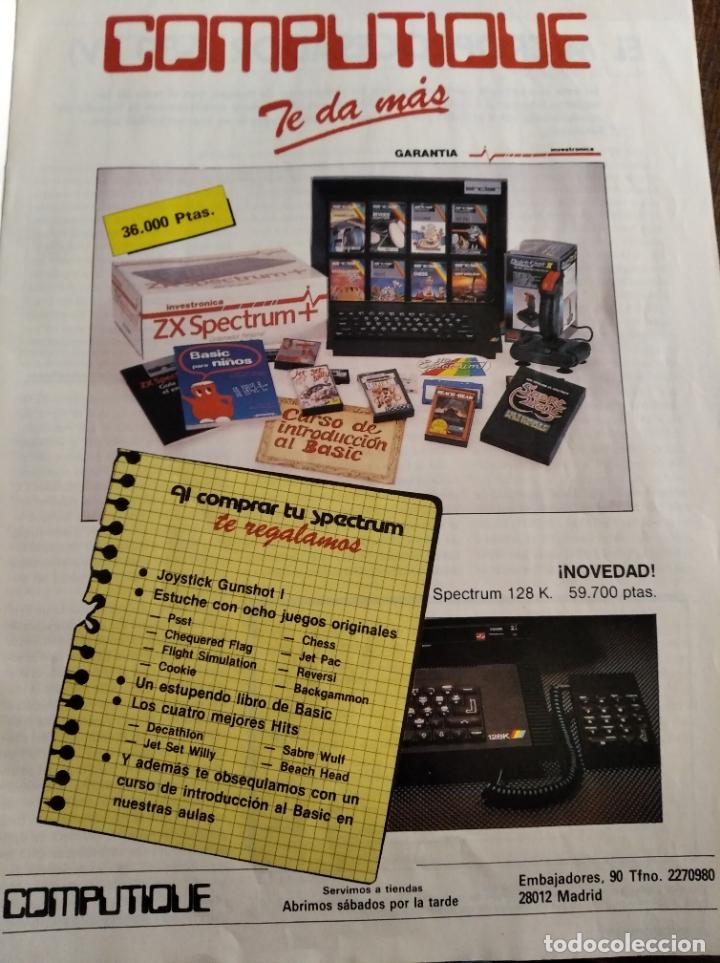 Videojuegos y consolas: MICROHOBBY N&ordm; 54 DE 1985- SPECTRUM, AMSTRAD, ATARI, COMMODORE, PINKY, VORTEX, POPEYE... - Foto 5