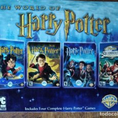Videojuegos y Consolas: THE WORLD OF HARRY POTTER - ESPECIAL SET DVD PC CAJA GRANDE CON 4 JUEGOS-
