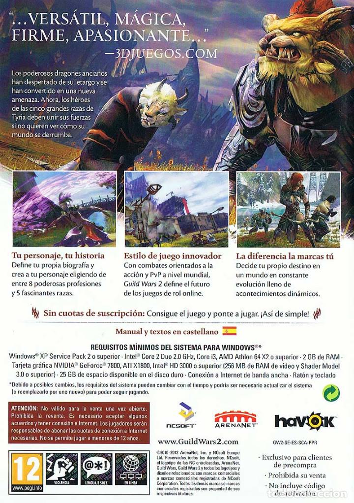 Videojuegos y consolas: Guild Wars 2. Edici&oacute;n Precompra 2 discos. PC - Foto 2