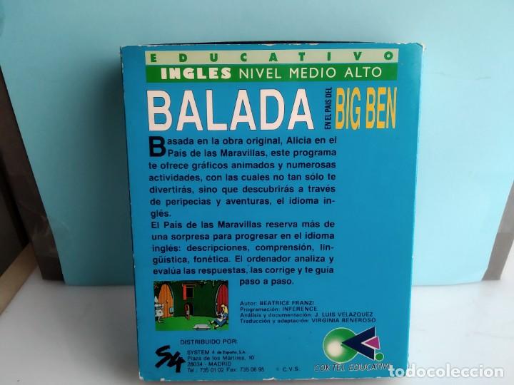 Videojuegos y consolas: ANTIGUO JUEGO PARA PC DISKETE BALADA APRENDE INGLES - Foto 2