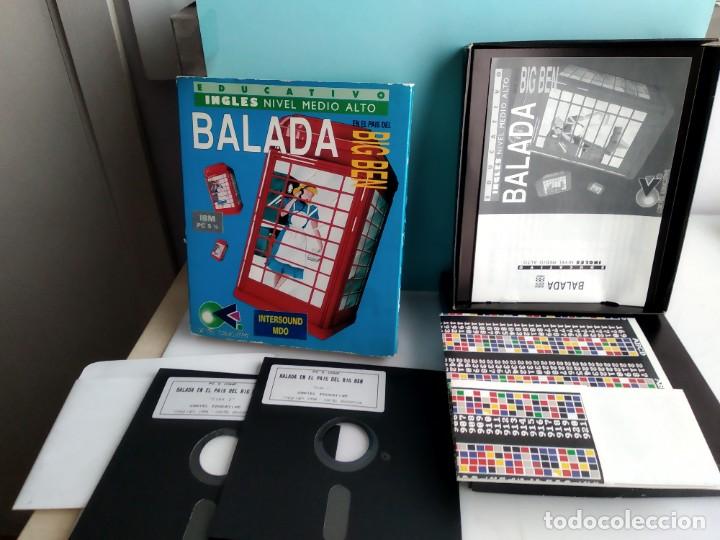 Videojuegos y consolas: ANTIGUO JUEGO PARA PC DISKETE BALADA APRENDE INGLES - Foto 4