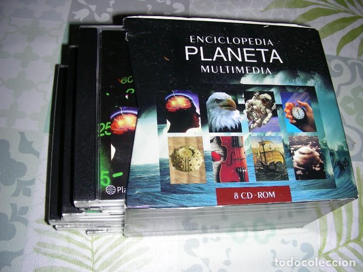 Videojuegos y consolas: ENCICLOPEDIA MULTIMEDIA PLANETA 8 DISCOS EN CAJA - Foto 1
