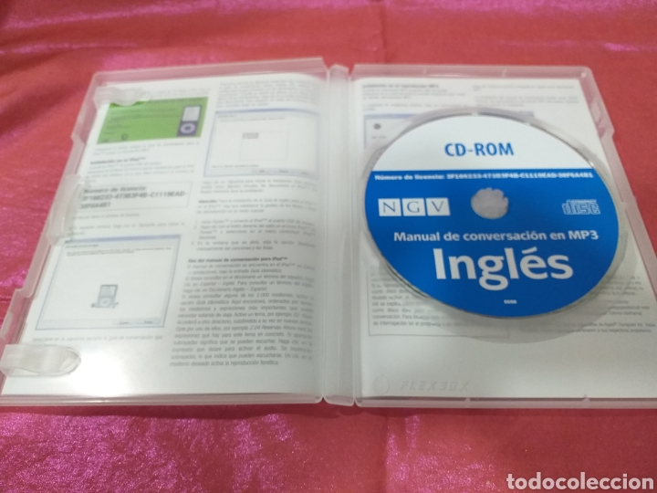 Videojuegos y consolas: CD-ROM para PC manual conversaxion en MP3 Ingl&eacute;s - Foto 2