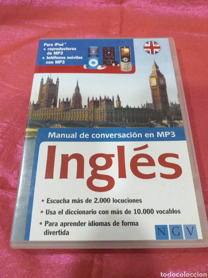 Videojuegos y consolas: CD-ROM para PC manual conversaxion en MP3 Ingl&eacute;s - Foto 1