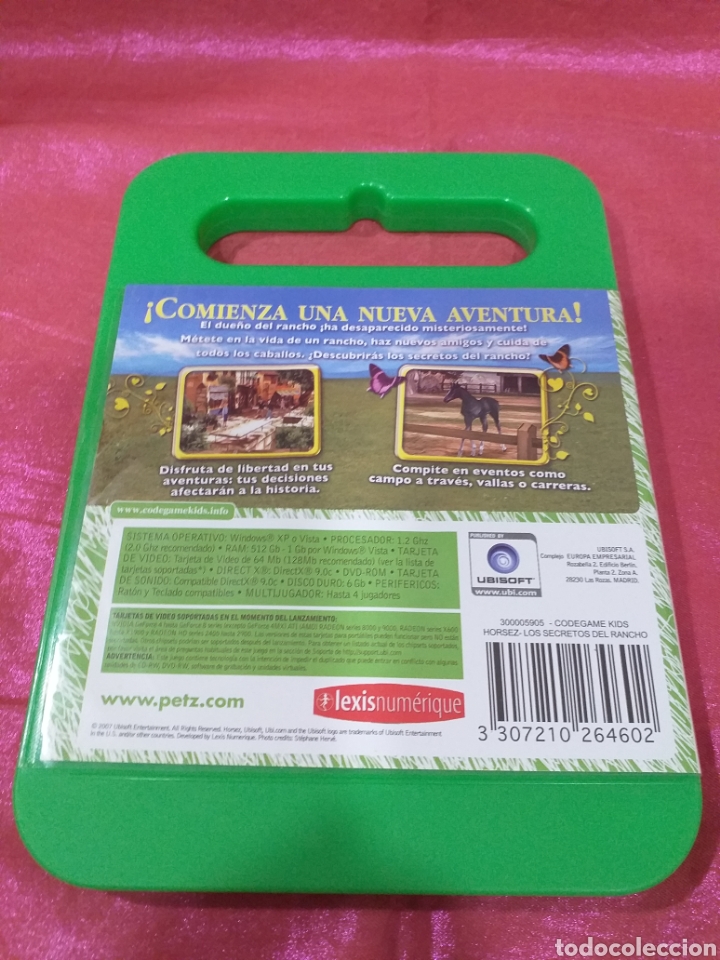 Videojuegos y consolas: DVD-ROM para PC Horsez CodeGame Jids Ubisoft 2007 - Foto 3