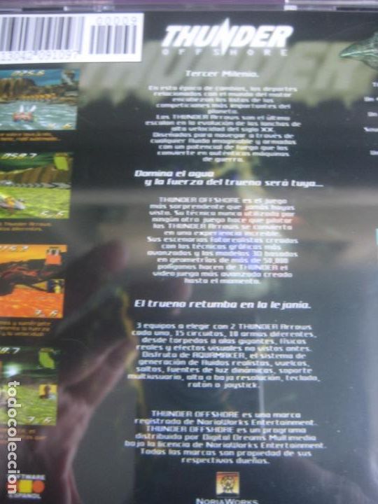 Videojuegos y consolas: VIDEOJUEGO THUNDER OFFSHORE PC CD ROM - PRECINTADO - Foto 3