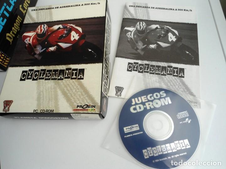 Videojuegos y consolas: CYCLEMANIA - JUEGO PC COMPLETO - ACCOLADE 1994 - EDICION PC CD-ROM - Foto 1