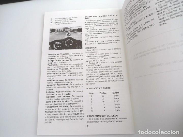 Videojuegos y consolas: CYCLEMANIA - JUEGO PC COMPLETO - ACCOLADE 1994 - EDICION PC CD-ROM - Foto 12