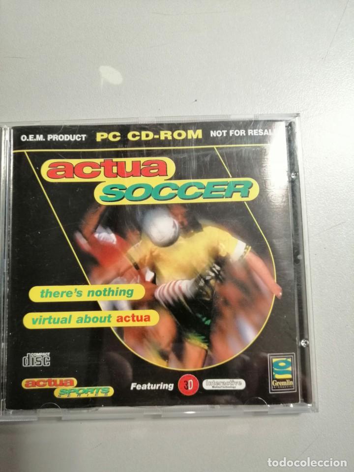 Videojuegos y consolas: ACTUA- Soccer. CD-ROM Juego PC - Foto 1