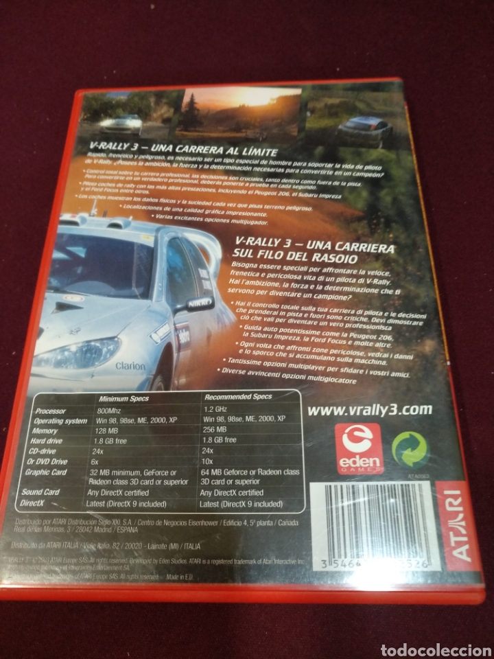 Videojuegos y consolas: V-Rally 3, juego PC - Foto 2