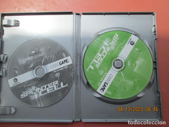 Videojuegos y consolas: SPLINTER CELL , TOM CLANCY&acute;S- CODE GAME PC CD ROM pc cd rom 4 cds - Foto 2