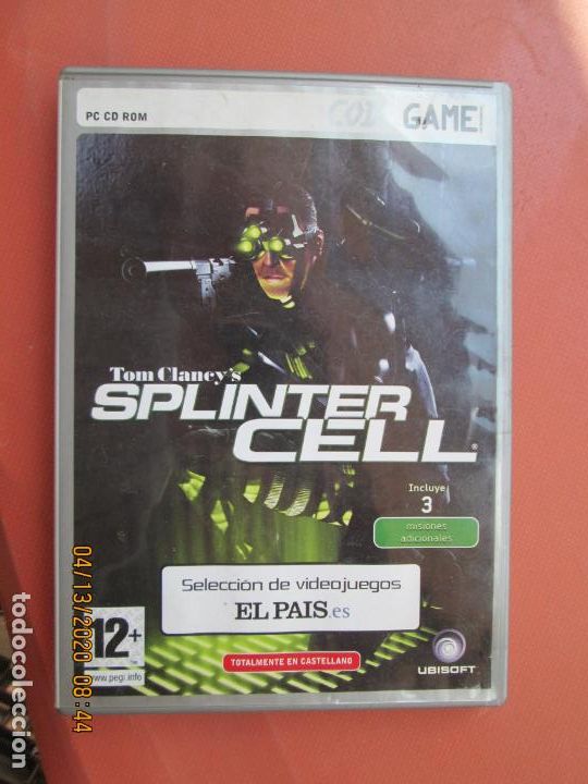 Videojuegos y consolas: SPLINTER CELL , TOM CLANCY&acute;S- CODE GAME PC CD ROM pc cd rom 4 cds - Foto 1