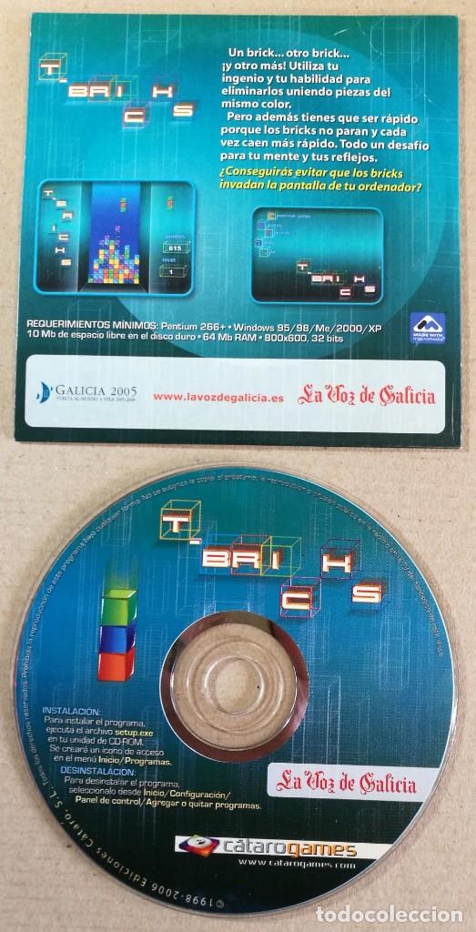Videojuegos y consolas: T-BRICKS CATAROGAMES VIDEO JUEGO CD EDICIONES CATARO SL - Foto 2