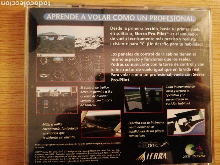 Videojuegos y consolas: Pro pilot. The Complete Flight Simulator. Presentaci&oacute;n en espa&ntilde;ol. - Foto 2