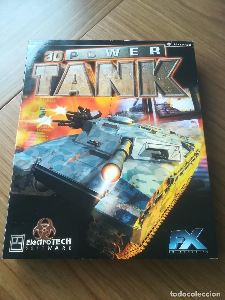 Videojuegos y consolas: 3D POWER TANK CD PC CAJA CARTON - Foto 1