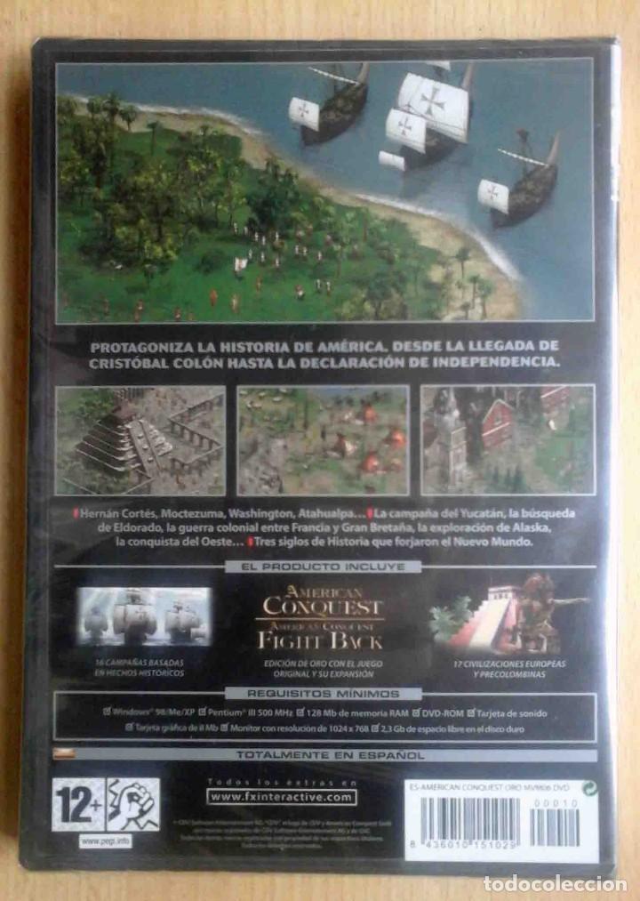 Videojuegos y consolas: FX Precintado - American Conquest Edici&oacute;n de Oro. - Foto 2