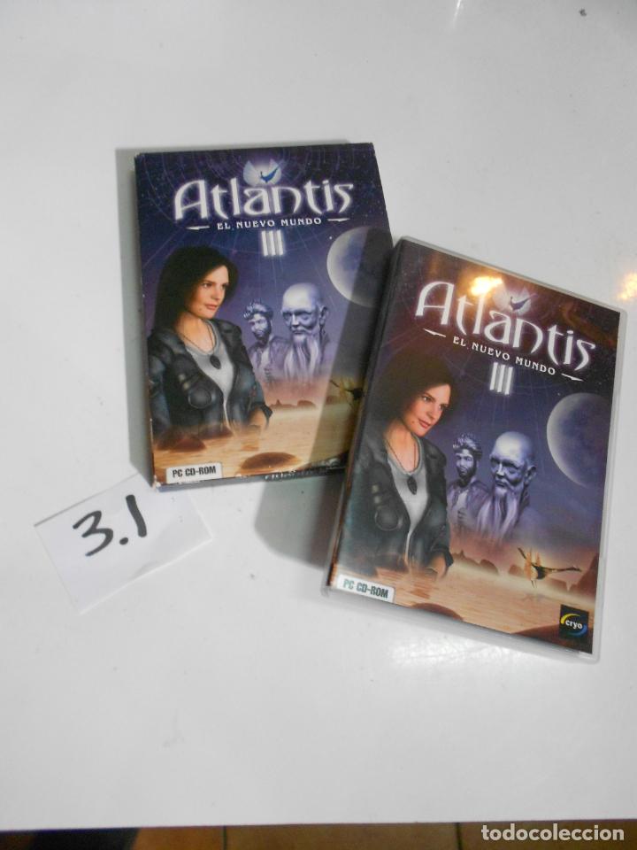 Videojuegos y consolas: ANTIGUO JUEGO PC - ATLANTIS III - Foto 1