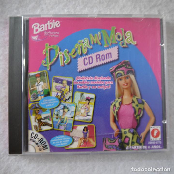 Videojuegos y consolas: BARBIE DISE&Ntilde;A MI MODA - CD-ROM 1997 - Foto 1