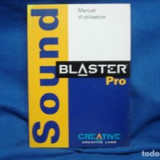 Videojuegos y Consolas: SOUND BLASTER PRO CREATIVE 1993 - MANUAL DE INSTALACIÓN