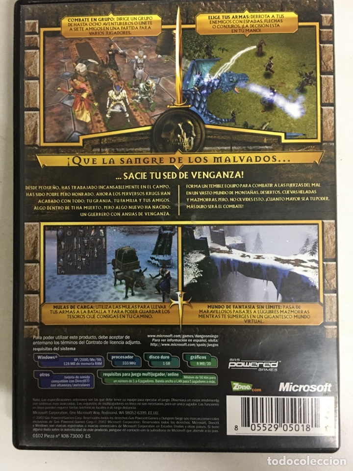Videojuegos y consolas: PC - DUNGEON SIEGE - Foto 3