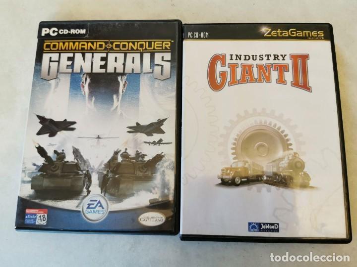 Videojuegos y consolas: DOS JUEGOS PC CD ROM - COMMAND CONQUER GENERALS - INDUSTRY GIANT II - LOS DES EN CASTELLANO - Foto 1