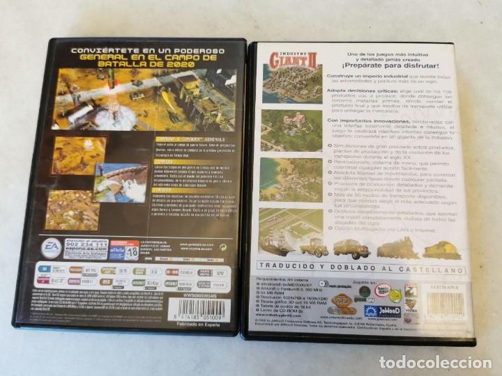 Videojuegos y consolas: DOS JUEGOS PC CD ROM - COMMAND CONQUER GENERALS - INDUSTRY GIANT II - LOS DES EN CASTELLANO - Foto 4