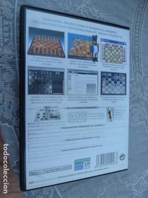 Videojuegos y consolas: FX CHESS PLUS - EL PROGRAMA DE AJEDREZ PARA TODO EL MUNDO - JUEGO PC.CD.ROM. - Foto 2