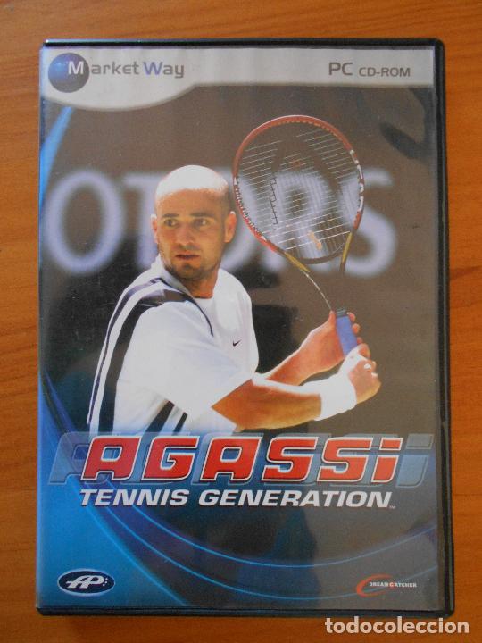 Videojuegos y consolas: PC AGASSI TENNIS GENERATION - CASTELLANO (5Q) - Foto 1
