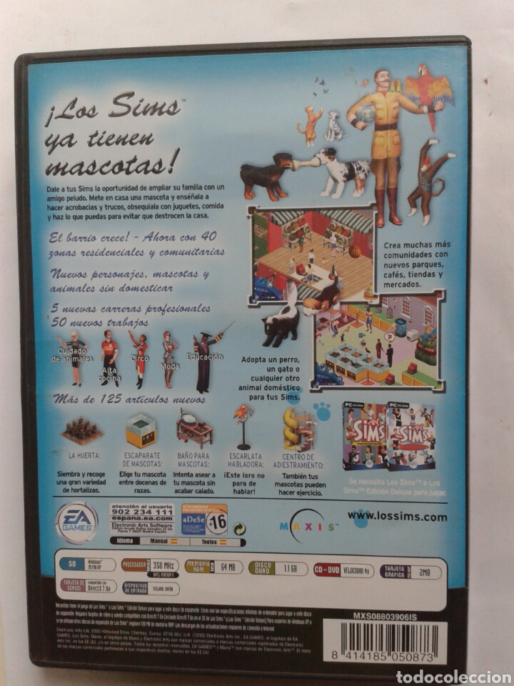 Videojuegos y consolas: LOS SIMS - ANIMALES A RAUDALES - PC - Foto 3