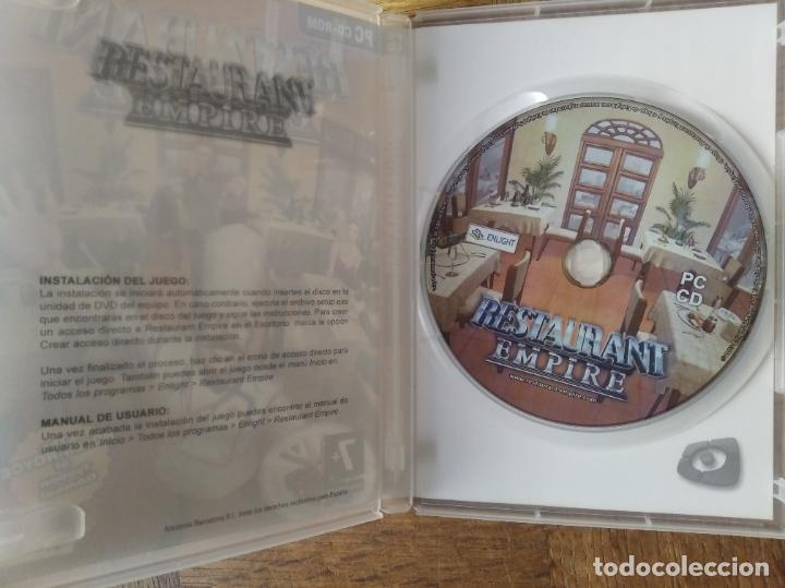 Videojuegos y consolas: RESTAURANT EMPIRE, SIMULADOR DE NEGOCIO - PC CD-ROM - - Foto 3