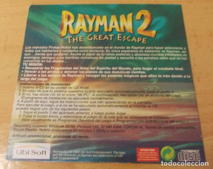 Videojuegos y consolas: videojuego PC CD-ROM &rdquo;Rayman2: The Great Escape&rdquo; - Foto 4