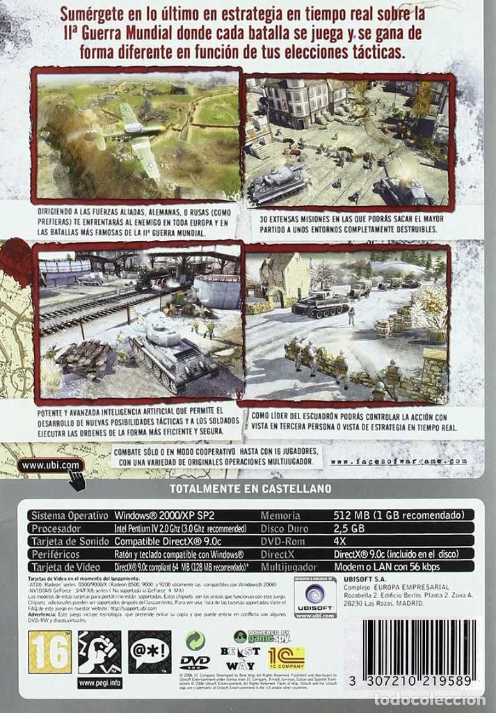 Videojuegos y consolas: Faces of War. PC (precintado) - Foto 2
