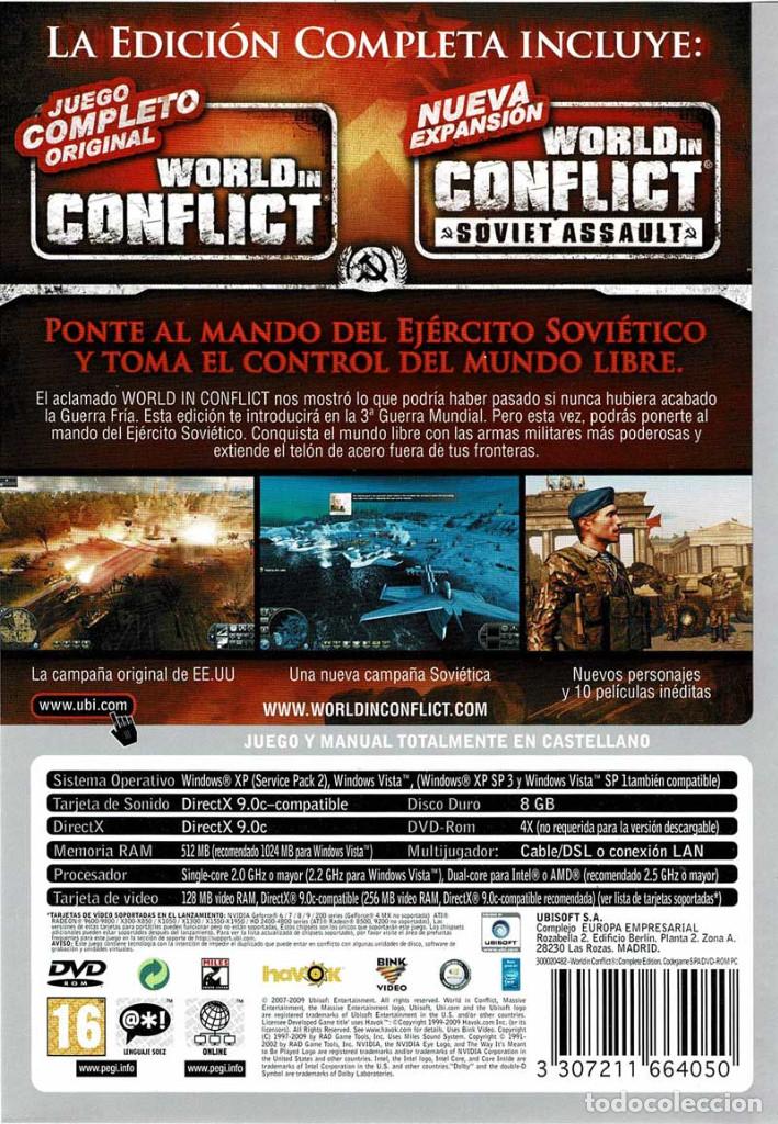 Videojuegos y consolas: World in Conflict Complete Edition. PC - Foto 2