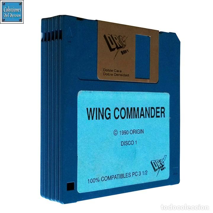 Videojuegos y consolas: Wing Commander / Juego PC en 6 Disquetes HD 3,5&acute; / Origin Interactive Dro Soft 1990 - Foto 1