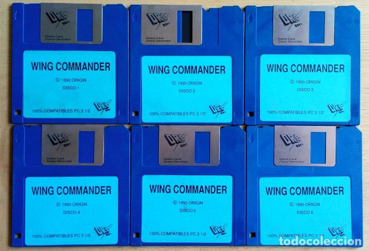 Videojuegos y consolas: Wing Commander / Juego PC en 6 Disquetes HD 3,5&acute; / Origin Interactive Dro Soft 1990 - Foto 2
